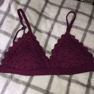 Crochet bikini top